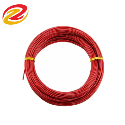 Draht Spannseil 13 m Pool Planenspanner Spannverschluss Spannseil Drahtseil Rot