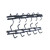 Carbon steel long pitch FU150 conveyor chains