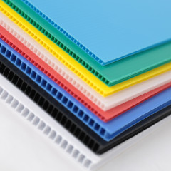 Corona Treated Printable Durable Colorful Plastic PP Corrugated Sheet for Sign Indoor & Outdoor