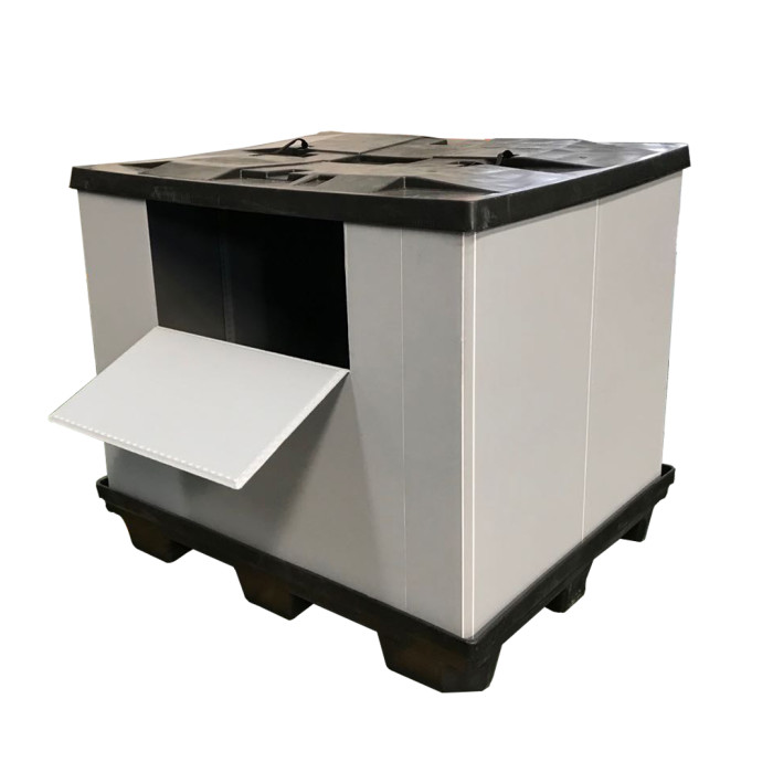 China Manufacture Custom or OEM Collapsible PP Plastic Pallet Sleeve Box System