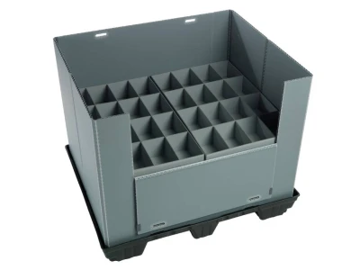 Economy  Reusable PP Plastic Pallet Sleeve for Any Application of  warehouse or transportation