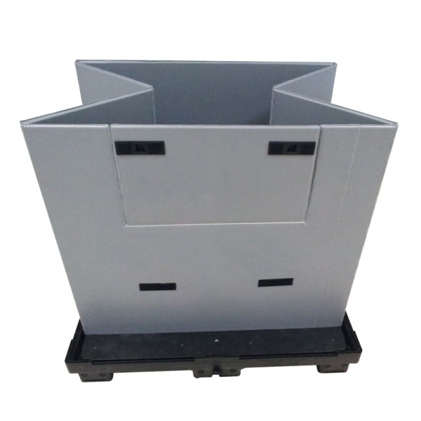 China Manufacturer Foldable Durable Packaging Box Plastic Honeycomb Pallet Sleeve Container