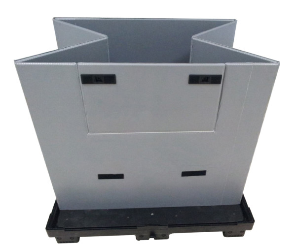 China manufacturer foldable durable packaging box plastic honeycomb pallet sleeve container