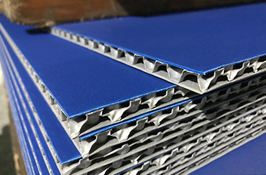 two colored polypropylene honeycomb board