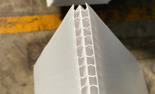 half die-cutting fluted sheet