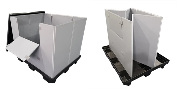 Pallet Sleeve Container with doors
