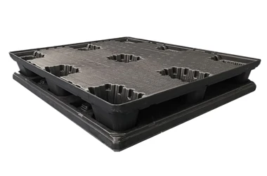 Injection molded HDPE top lid and pallet