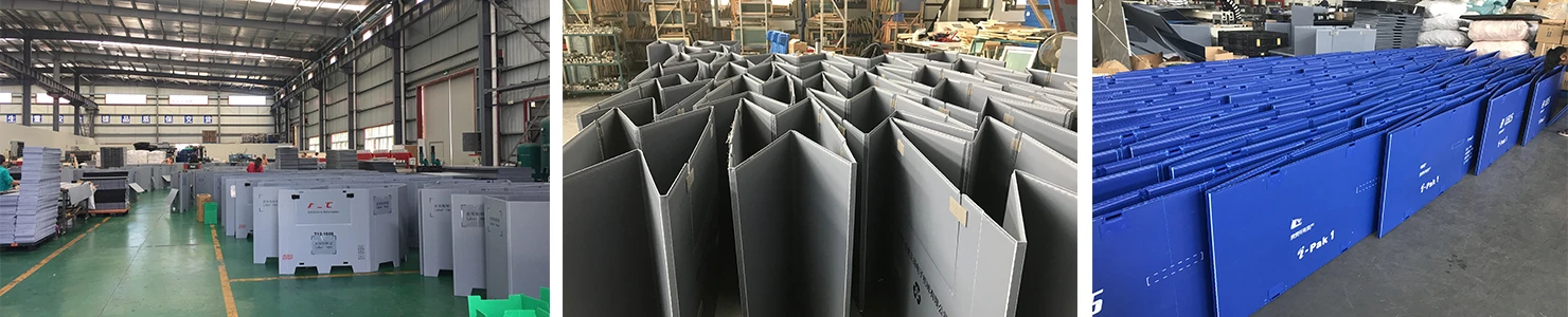 plastic sleeve packs in warehouse