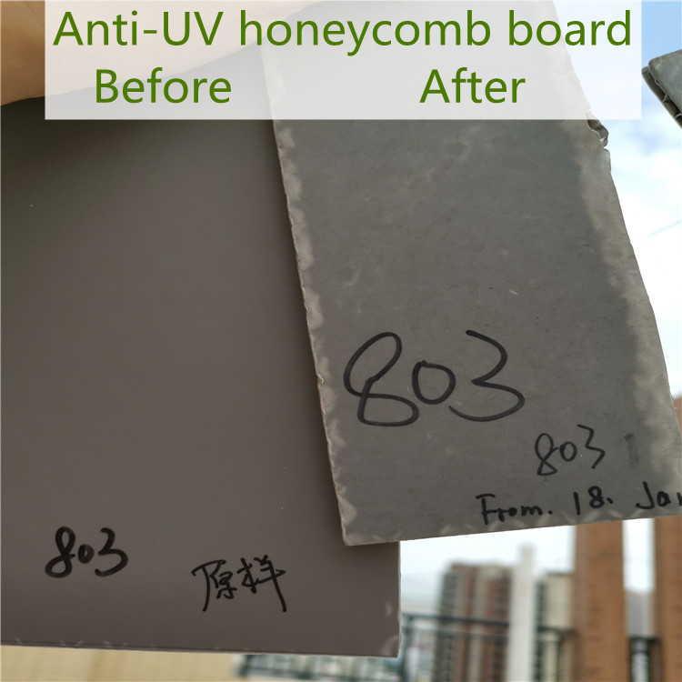 anti-ultraviolet honeycomb panels