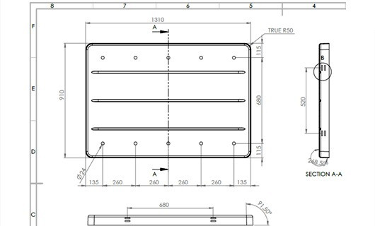 custom HDPE parts