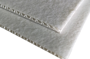 Polypropylene honeycomb board with nonwoven fabric