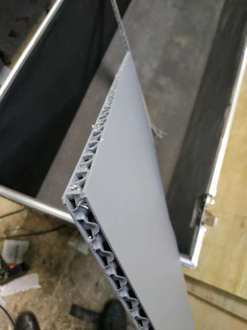 Lightweight Rough Surface Polypropylene PP Honeycomb Boards for Flightcases