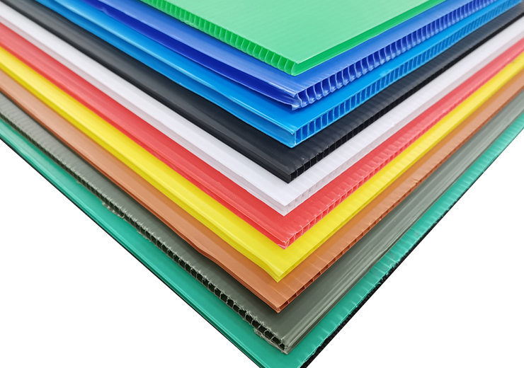 colored corflute sheet