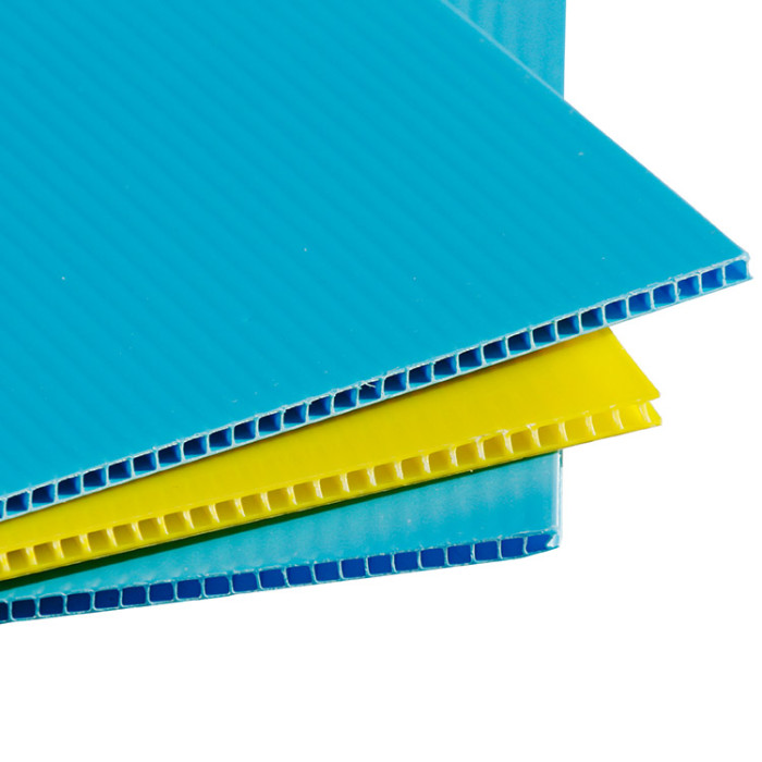 4x8 Printable Plastic PP Corrugated Sheet with corona treated