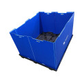 Polypropylene Plastic Storage Box with Lock for Warehouse and Logistics