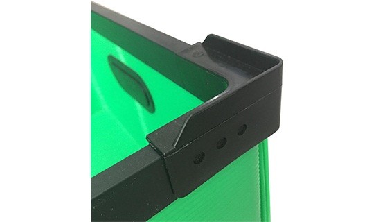 Velcro for reusable plastic boxes