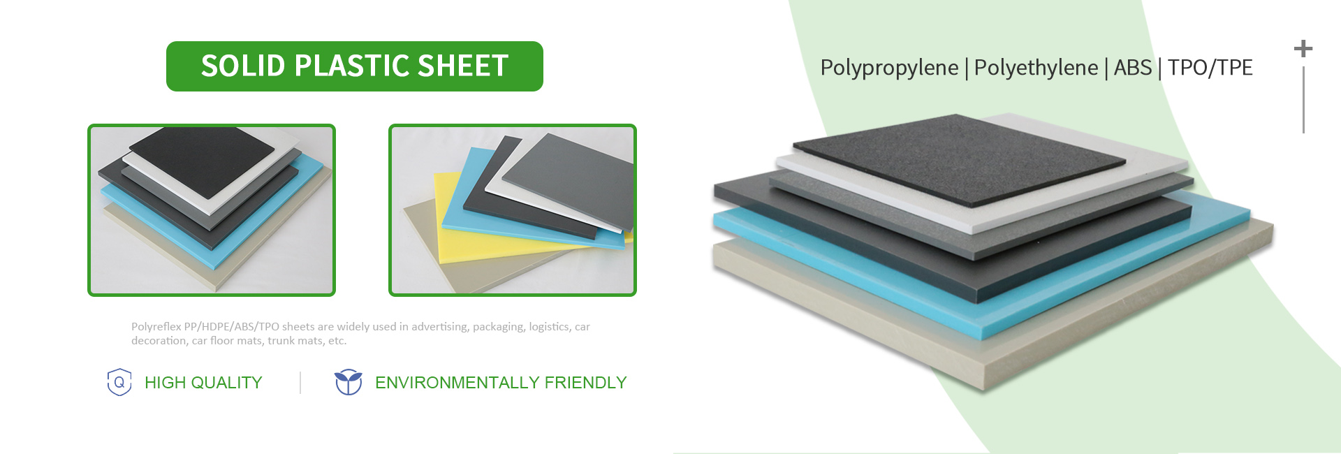 PP HDPE ABS TPO sheet manufacturer in China