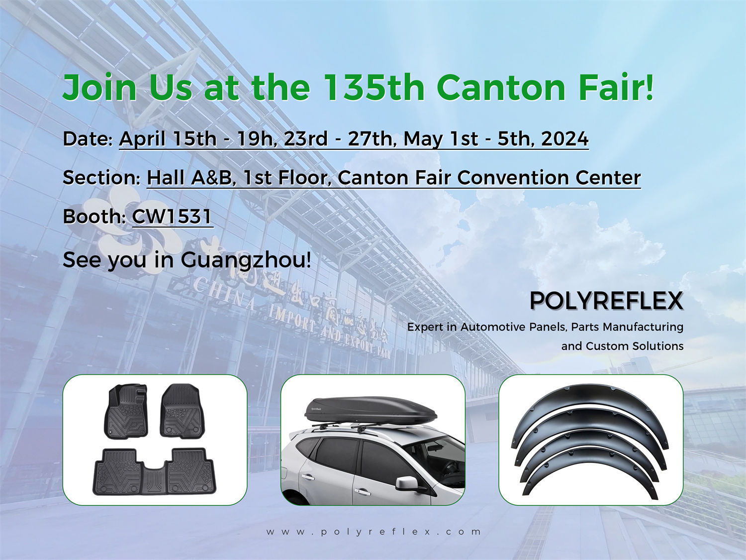 Automotive Accessories Booth at 135 Canton Fair