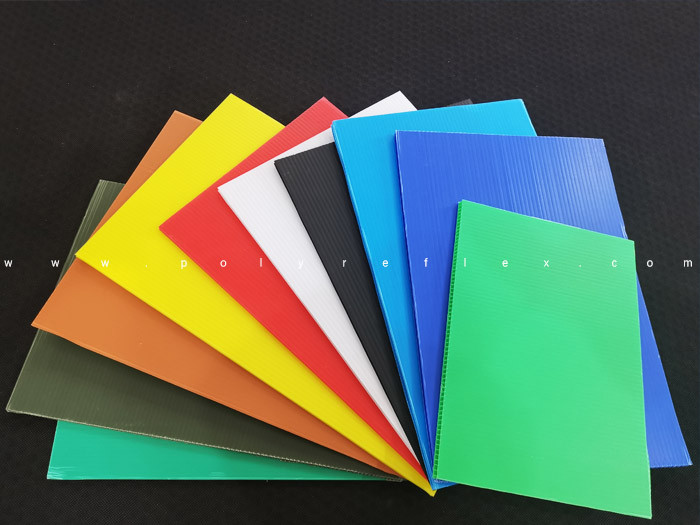 Colored PP Corrugated Sheets