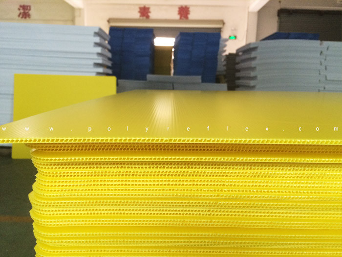 Polyreflex PP Corrugated Sheets Warehouse