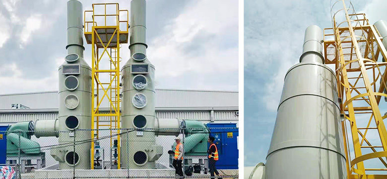 Exhaust Gas Treatment Spray Tower