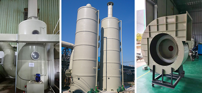 Exhaust Gas Treatment Spray Tower