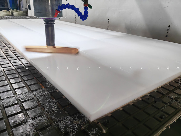 UHMWPE Boards Surface Milling