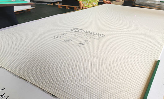 Laser etching PP honeycomb board