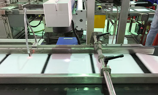 PP corflute sheet laser marking