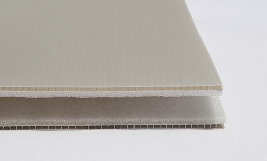 PP corrugated sheet EPE foam laminate