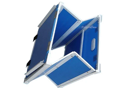 Foldable plastic box