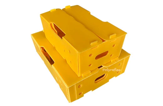 Self-supporting plastic box