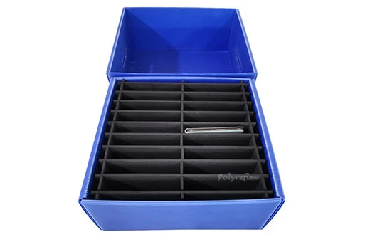 plastic box with padding