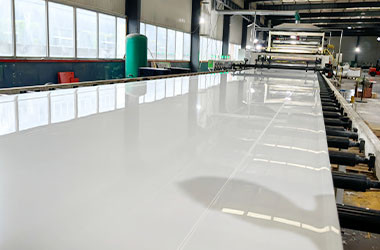 Glossy Thin HDPE Sheets Production