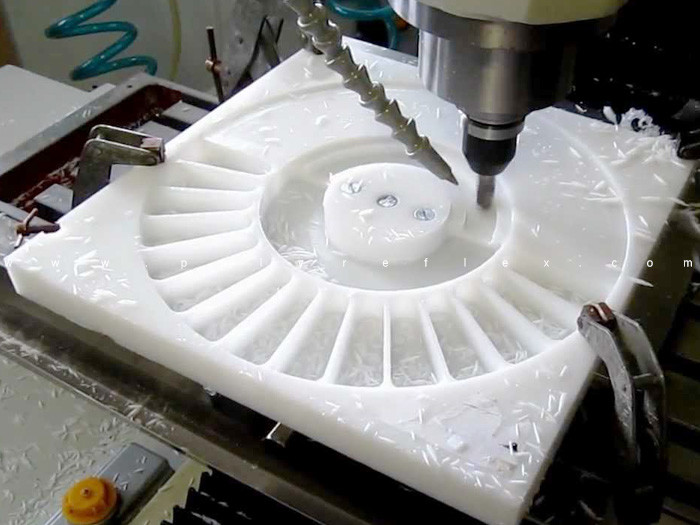 Polyreflex HDPE Sheet  CNC Machining