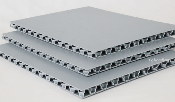 Polyreflex pp honeycomb panel