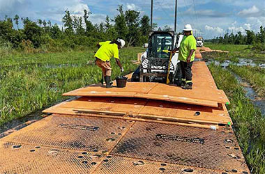 ground mats for oil fields