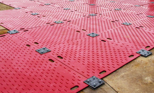 custom-sized ground mats