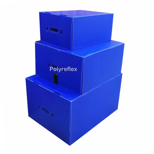 Reusable Custom Corrugated Plastic Boxes for Storage and Transportation