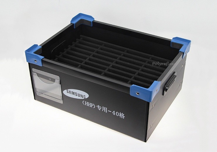 corrugated plastic box for electronics