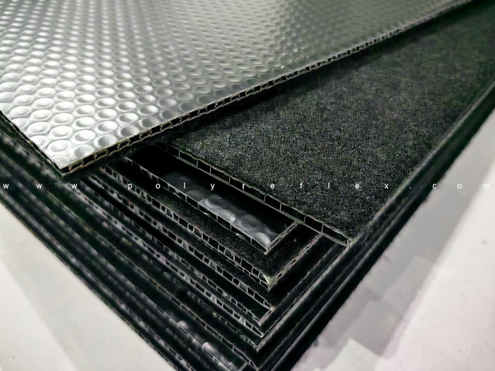 PP Bubble Boards Laminated with  Non-Woven Fabric