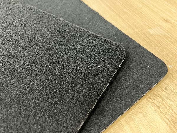 Fabric-backed PP bubble board