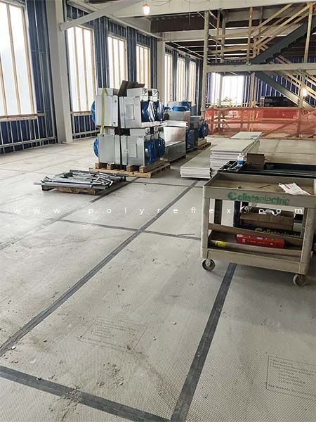 PP bubble board for construction protection