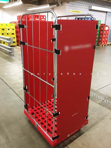 PP honeycomb board for warehouse trolley