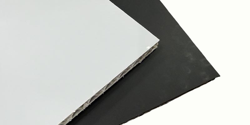 PP honeycomb panel for automotive seat back panels