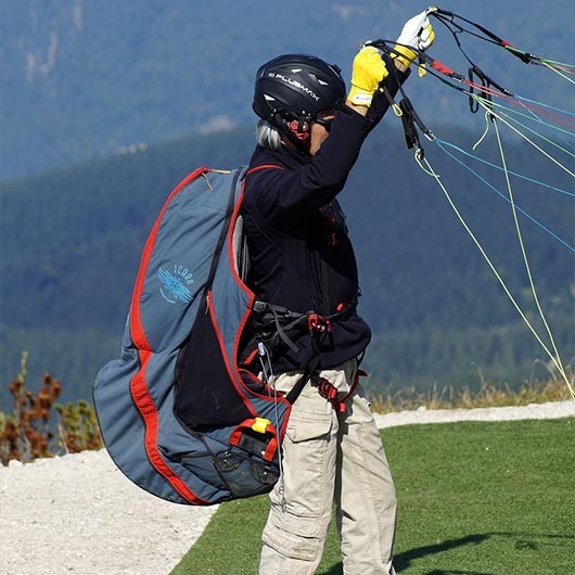 Paragliding Back Support Panel