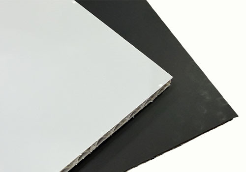 PP honeycomb panel for automotive seat back panels