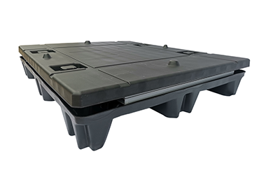 Injection molded HDPE pallet