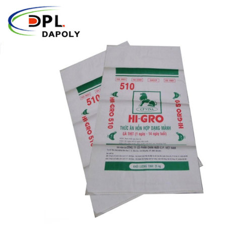 Dapoly PP plastic bag 25kg for fertilizer grain maize packing wheat flour rice bags