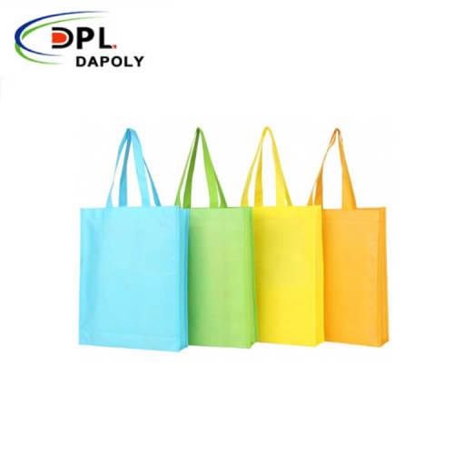 Shopping bags with customized logo degradable non woven fabric carrying bag